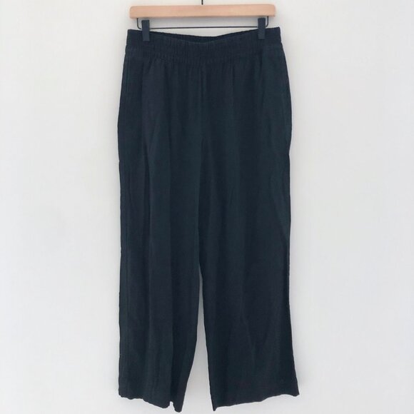 Old Navy High-Waisted Linen-Blend Wide-Leg Pants - Picture 1 of 8